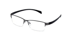 Load image into Gallery viewer, EV 60mm-17mm-142mm Super Large Wide Oversized Eyeglasses Frames Men Half-Rim Metal Business Glasses Frames Oculos De GrauEV1454