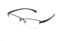 Load image into Gallery viewer, EV 60mm-17mm-142mm Super Large Wide Oversized Eyeglasses Frames Men Half-Rim Metal Business Glasses Frames Oculos De GrauEV1454