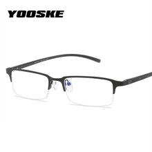 Load image into Gallery viewer, YOOSKE Mens Business Glasses Transparent Lens Aluminum Magnesium Eyeglasses Frame Male Blue Light Filter Eyewear frames