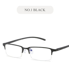 Load image into Gallery viewer, YOOSKE Mens Business Glasses Transparent Lens Aluminum Magnesium Eyeglasses Frame Male Blue Light Filter Eyewear frames