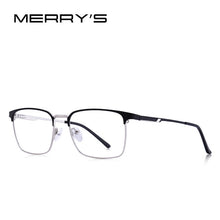 Load image into Gallery viewer, MERRYS DESIGN Men Titanium Alloy Glasses Frame Male Square Ultralight Eye Myopia Prescription Eyeglasses S2032