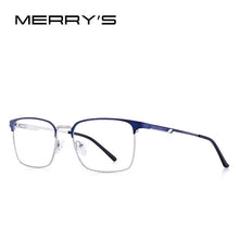 Load image into Gallery viewer, MERRYS DESIGN Men Titanium Alloy Glasses Frame Male Square Ultralight Eye Myopia Prescription Eyeglasses S2032
