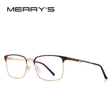 Load image into Gallery viewer, MERRYS DESIGN Men Titanium Alloy Glasses Frame Male Square Ultralight Eye Myopia Prescription Eyeglasses S2032