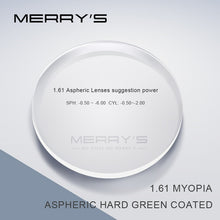 Load image into Gallery viewer, MERRYS DESIGN Men Titanium Alloy Glasses Frame Male Square Ultralight Eye Myopia Prescription Eyeglasses S2032